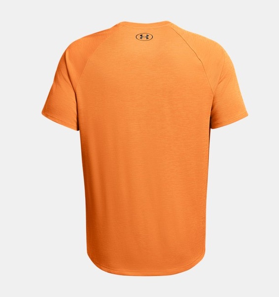 Turuncu Erkek UA Tech Textured Kısa Kollu T-shirt