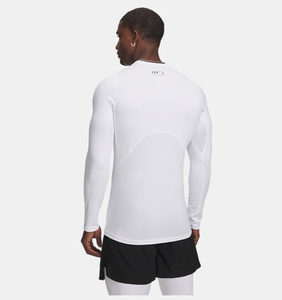 Beyaz Erkek ColdGear® Armour Fitted Bisiklet Yaka