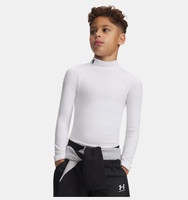 Erkek Çocuk ColdGear® Armour Mock Uzun Kollu T-shirt