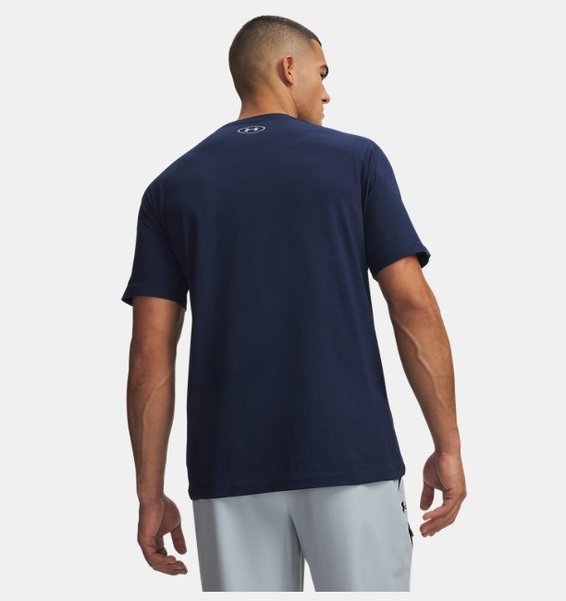Siyah Erkek UA Left Chest Lockup Kısa Kollu T-shirt