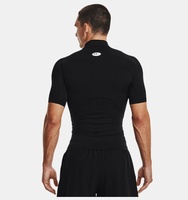 Erkek UA HeatGear Armour Compression Mock Kısa Kollu T-shirt