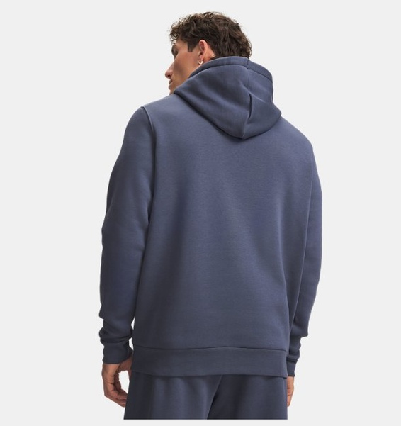 Gri Erkek UA Icon Fleece Kapüşonlu Üst