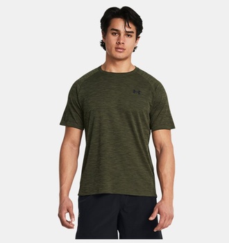 Erkek UA Tech Textured Kısa Kollu T-shirt