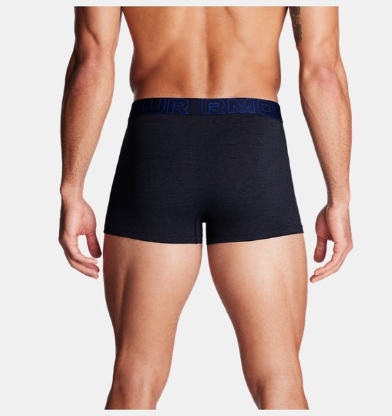 Mavi Erkek UA Performance Cotton 3" 3'lü Boxer