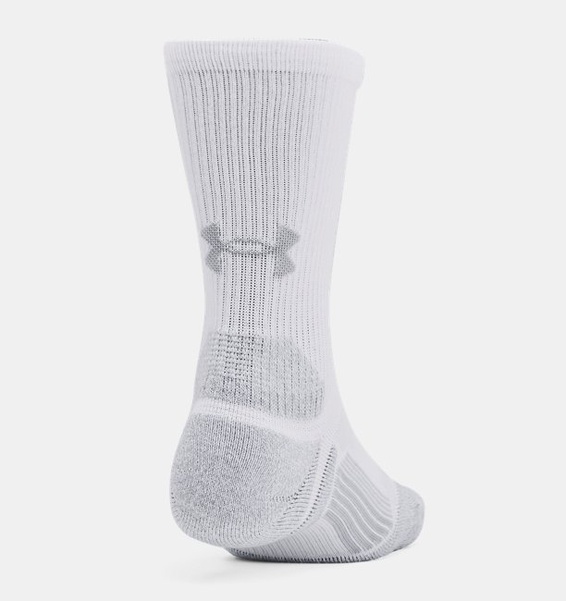 Beyaz Unisex UA Perf Tech Pro Crew 3'lü Çorap