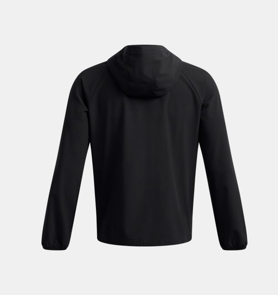 Siyah Erkek UA Stretch Woven Rüzgarlık