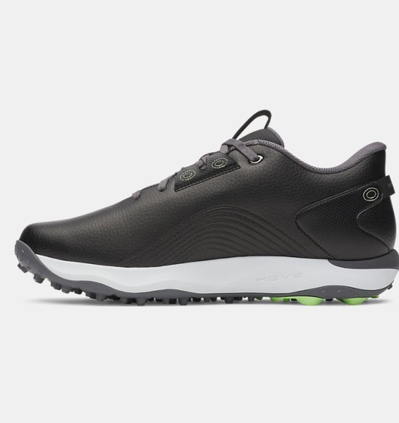 Siyah Erkek UA Drive Fade 2 Golf Ayakkabısı