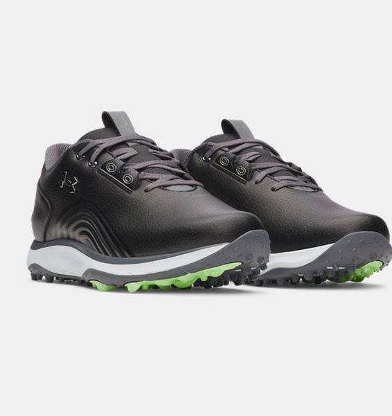 Siyah Erkek UA Drive Fade 2 Golf Ayakkabısı
