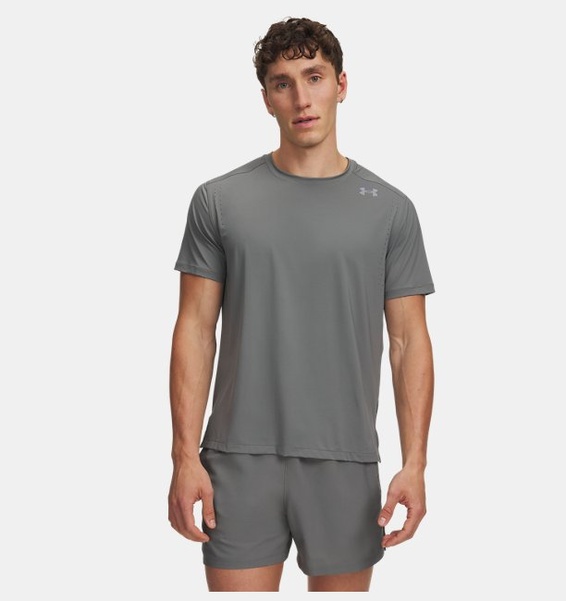 Siyah Erkek UA Velociti Pro Kısa Kollu T-Shirt