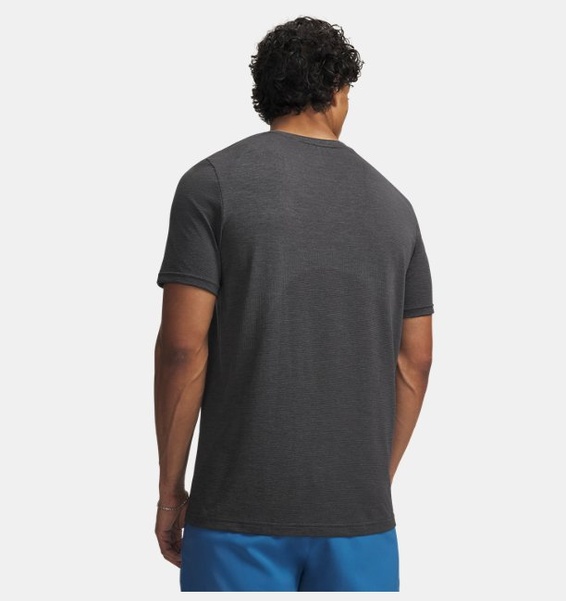 Siyah Erkek UA Vanish Elite Seamless Kısa Kollu T-Shirt
