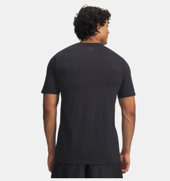 Siyah Erkek UA Vanish Novelty Seamless Kısa Kollu T-Shirt