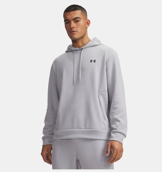 Gri Erkek UA Flex Fleece Hoodie Sweatshirt