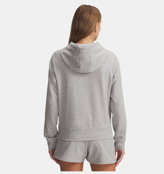 Gri Kadın UA Sport Terry Kapüşonlu Sweatshirt