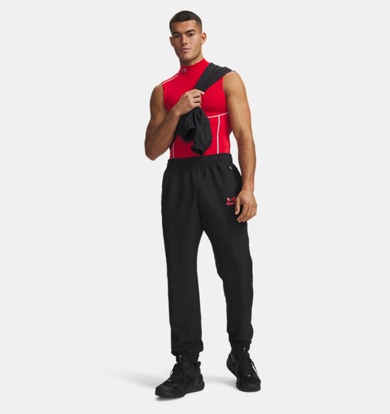 Siyah Erkek UA Tech Sport Eşofman Altı
