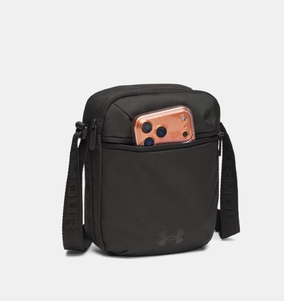 Siyah Unisex UA Essential Crossbody Bel Çantası