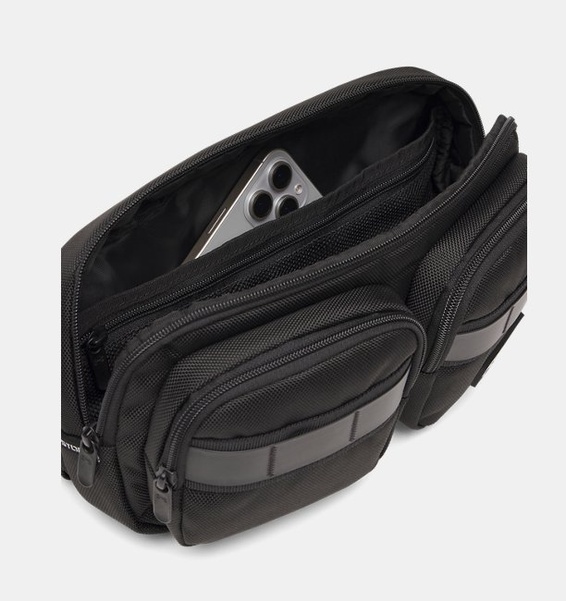 Siyah Unisex UA Triumph Crossbody Bel Çantası