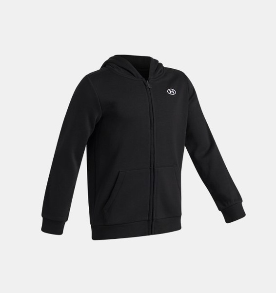Siyah Erkek Çocuk UA Rival Fleece Ceket