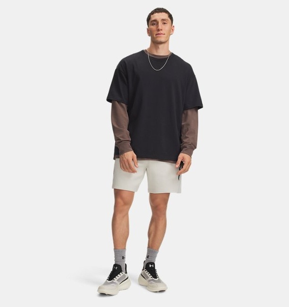 Siyah Ua Unstoppable Flc Shorts