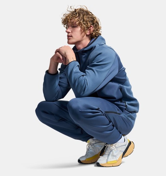 Gri Erkek UA Unstoppable Fleece Textured Eşofman Altı