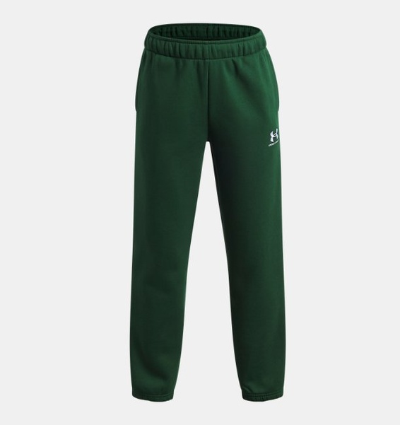 Yeşil Erkek Çocuk UA Icon Fleece Taped Eşofman Altı