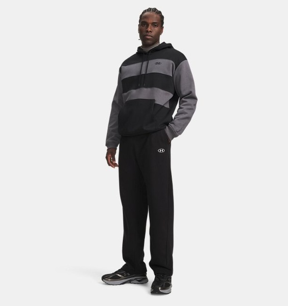 Siyah Erkek UA Rival Fleece Eşofman Altı