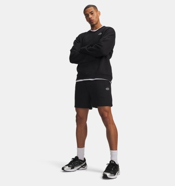 Siyah Erkek UA Rival Fleece Şort