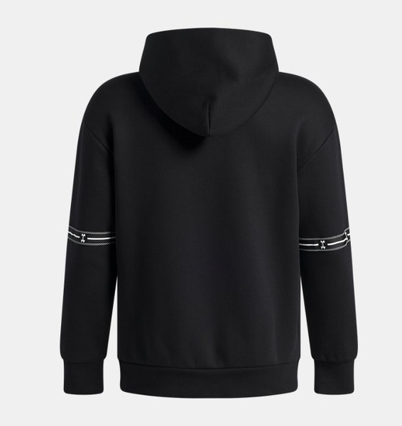 Siyah Erkek Çocuk UA Icon Fleece Taped Sweatshirt