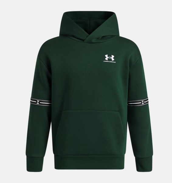 Yeşil Erkek Çocuk UA Icon Fleece Taped Sweatshirt