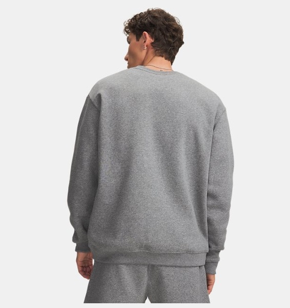 Gri Erkek UA Rival Fleece Crew Sweatshirt