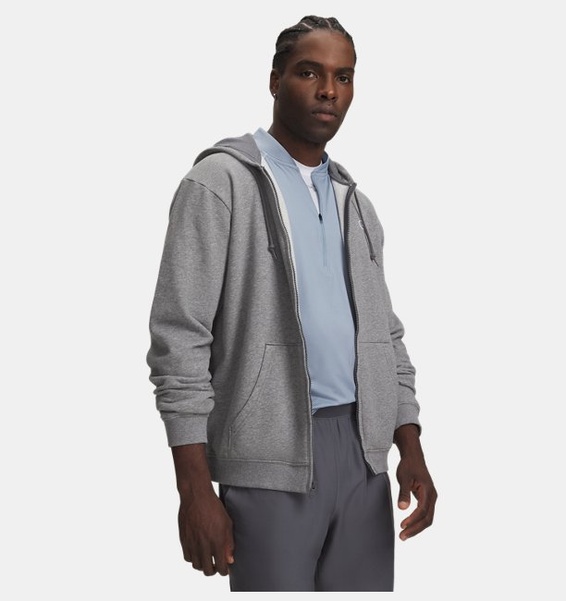 Gri Erkek UA Rival Fleece Ceket