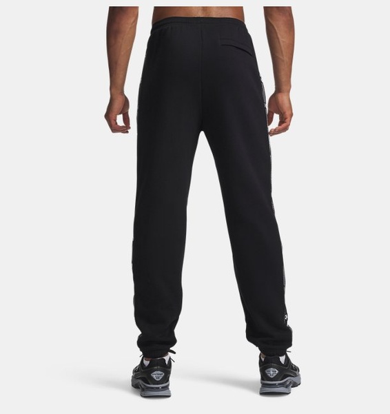 Siyah Erkek UA Icon Fleece Taped Eşofman Altı