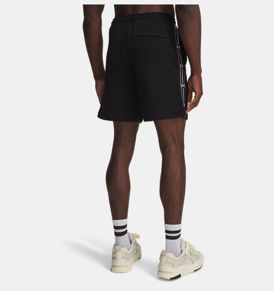 Siyah Ua Icon Flc Taped Short