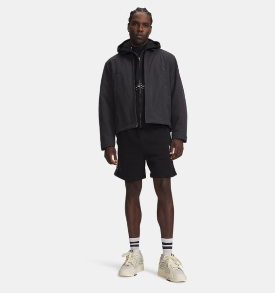 Siyah Ua Icon Flc Taped Short