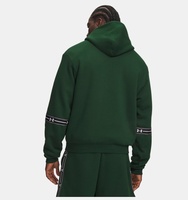 Erkek UA Icon Fleece Taped Hoodie Sweatshirt