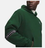 Erkek UA Icon Fleece Taped Hoodie Sweatshirt