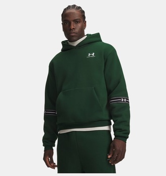 Erkek UA Icon Fleece Taped Hoodie Sweatshirt