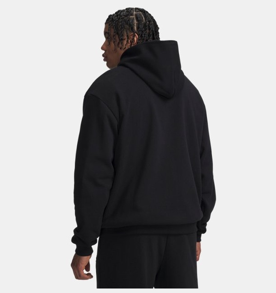 Siyah Erkek UA Icon Terry Hoodie Sweatshirt
