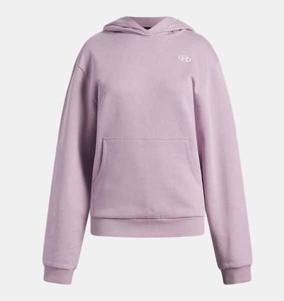 Pembe Kız Çocuk UA Rival Fleece Hoodie Sweatshirt
