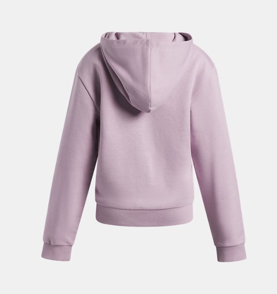 Pembe Kız Çocuk UA Rival Fleece Hoodie Sweatshirt
