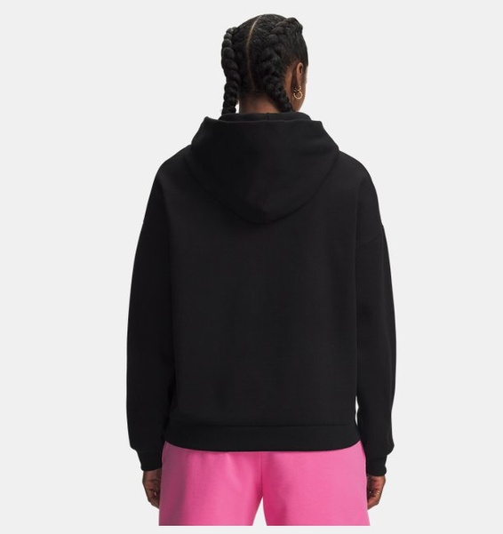Siyah Kadın UA Icon Fleece Hoodie Sweatshirt
