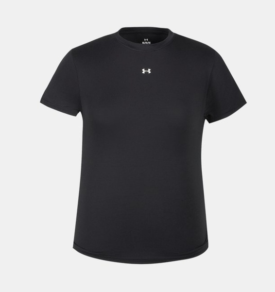 Siyah Kadın UA Motion Fitted Kısa Kollu T-shirt