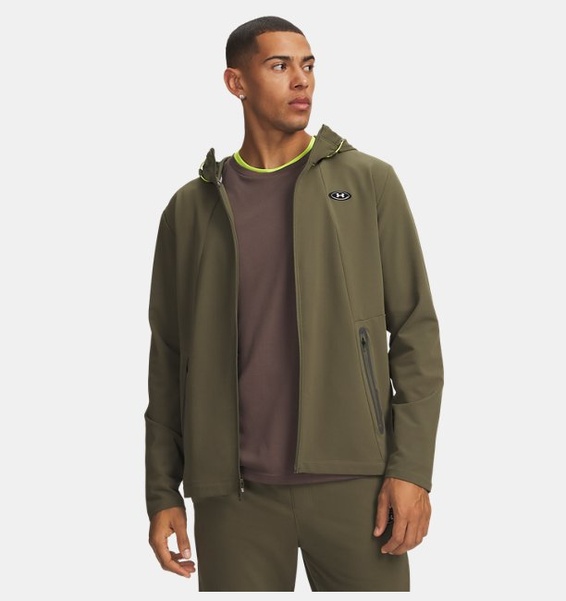 Yeşil Erkek UA Utility Woven Winterized Ceket