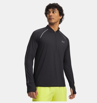 Erkek UA Velociti Yarım Fermuarlı Uzun Kollu T-Shirt