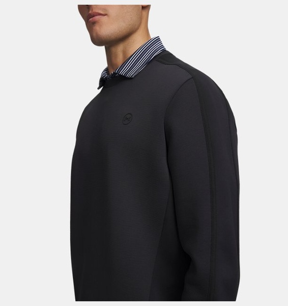 Siyah Erkek UA Drive Midlayer Crew Sweatshirt
