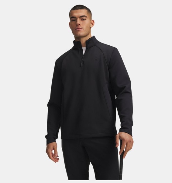 Siyah Ua Drive Midlayer 1/4 Zip