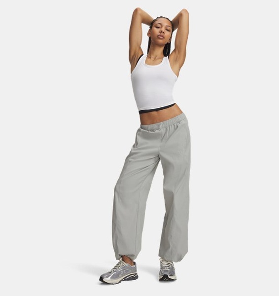 Gri Kadın UA Unstoppable Woven Eşofman Altı