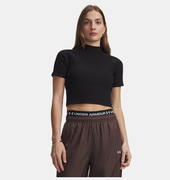 Siyah Ua Rıval Rıb Mock Ss Tee