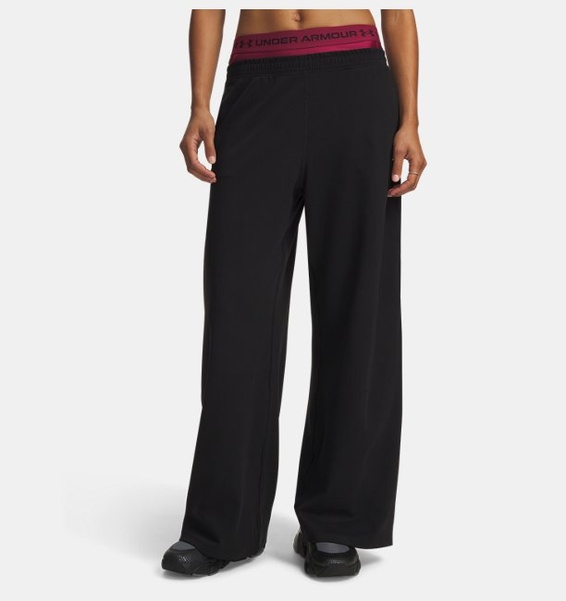 Siyah Motion Wide Leg Pant