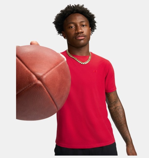 Kırmızı Erkek UA The Bouncy T-Shirt