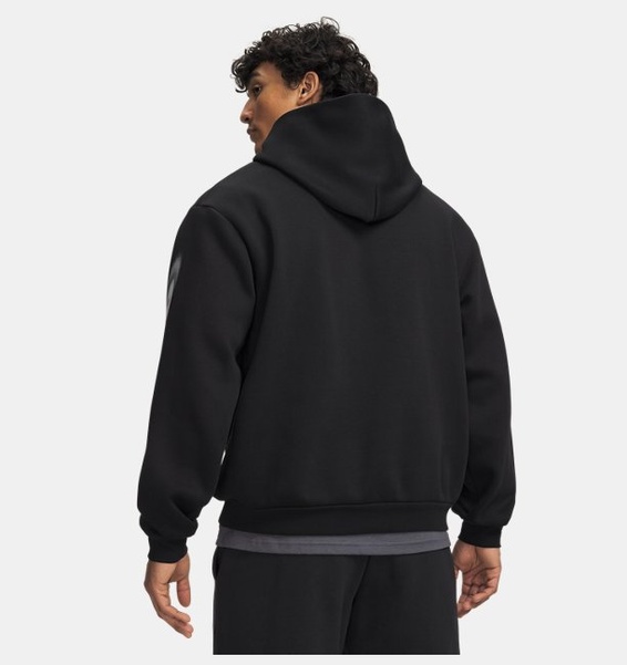 Siyah Erkek UA Icon Fleece Graphic Hd Sweatshirt
